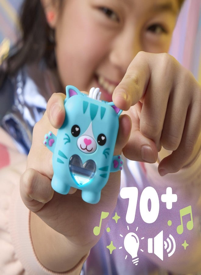 Nano-MALS Pawtricia The Blue Kitty, Electronic Pet Cat, 70+ Responses, Interactive Fidget Toys for Girls & Boys Ages 5+ - Image 4